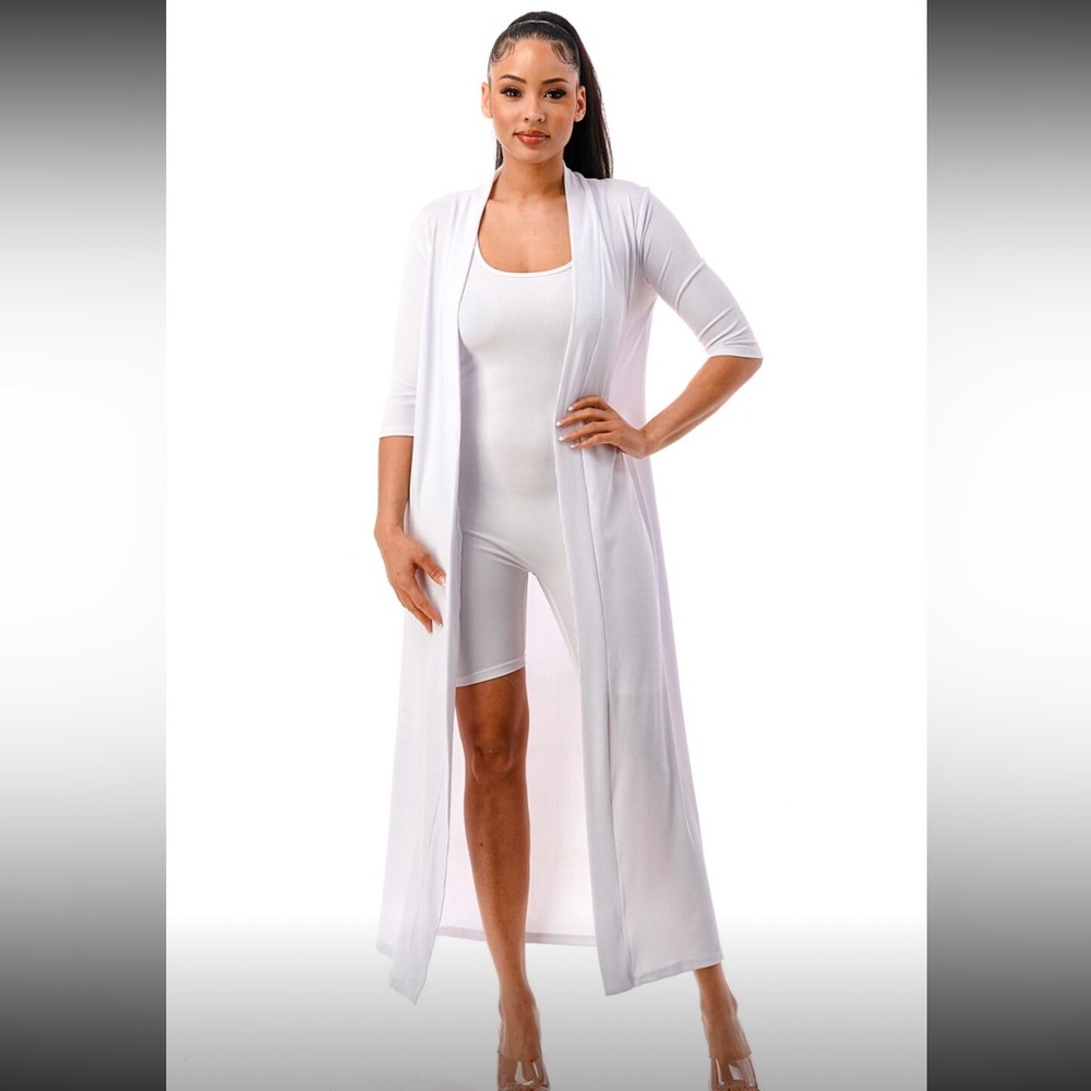 Romper & Cardigan Set